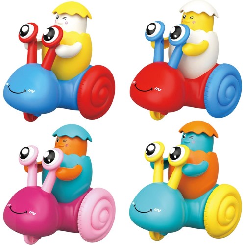 Speedy Shell Wind-Up Snail Toy with Dual Power Action and Safe Non-Toxic Material
